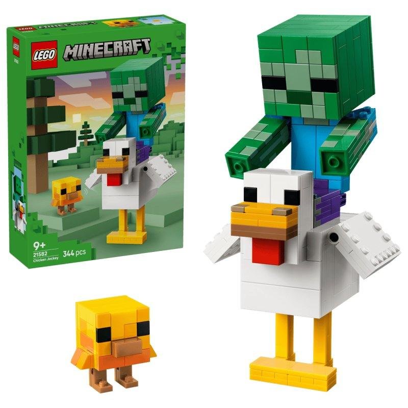 Detalle 2 de LEGO Minecraft Jinete de Gallina 21582 — 344 piezas