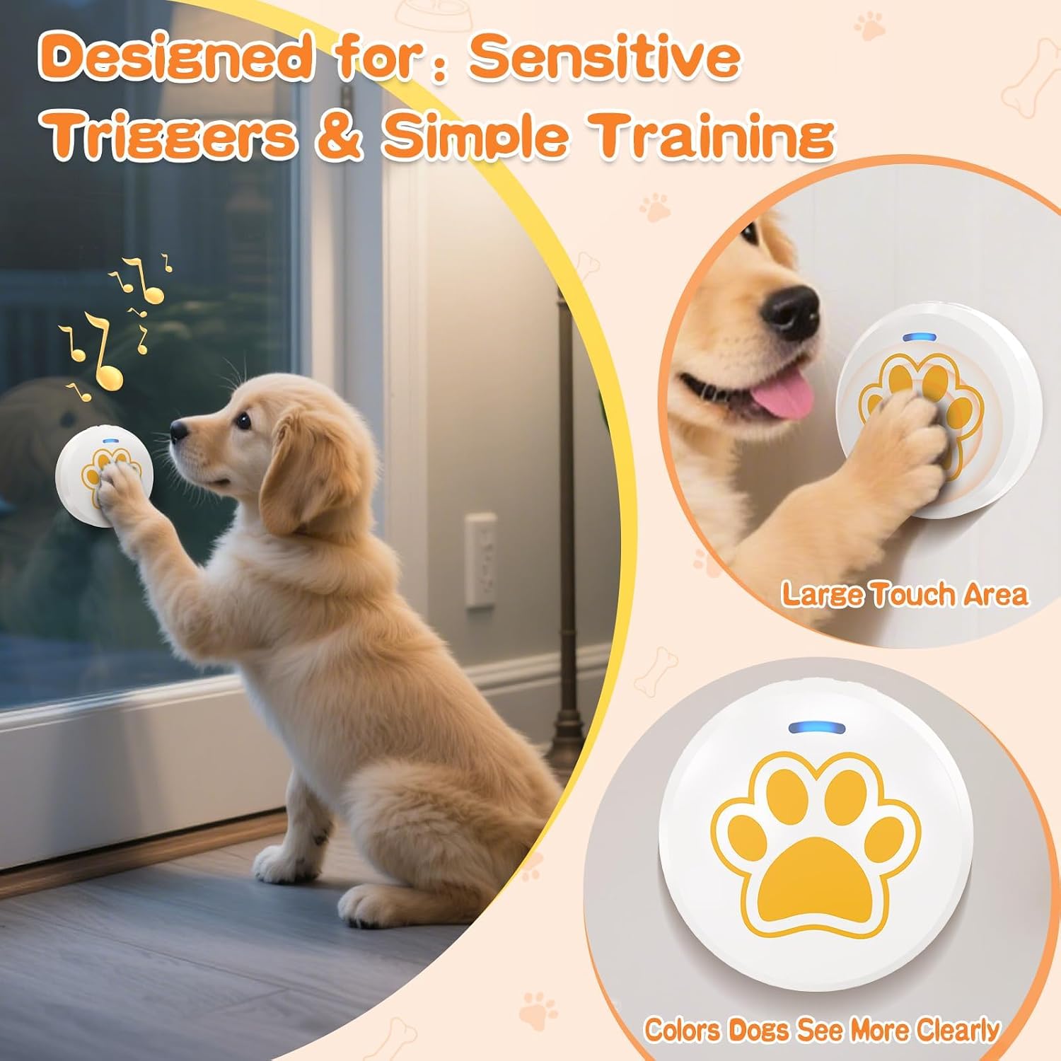 Thumbnail 4 de ChunHee Dog Doorbell Potty Training to Go Outside