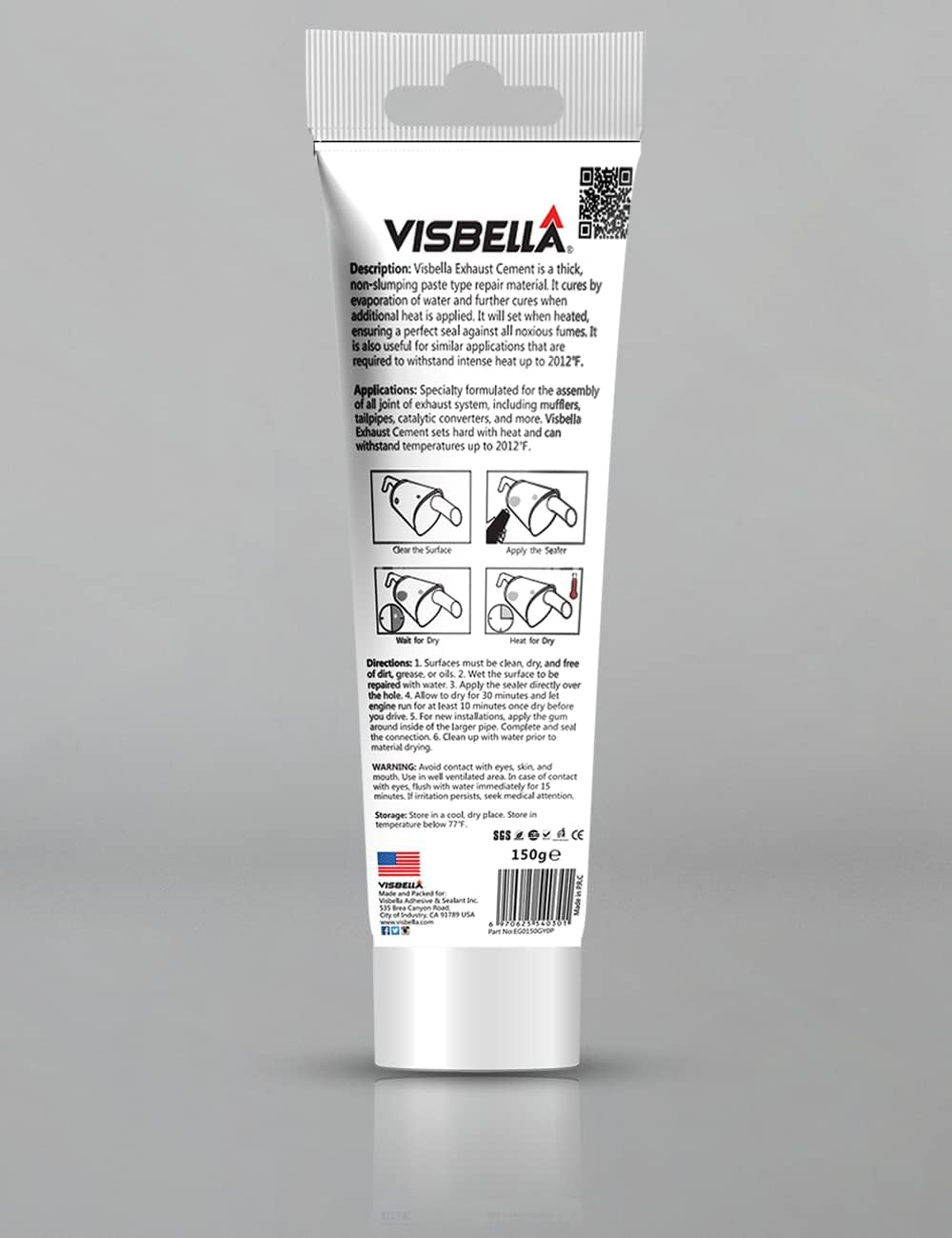 Thumbnail 2 de Visbella exhaust sealant 150 g adhesive