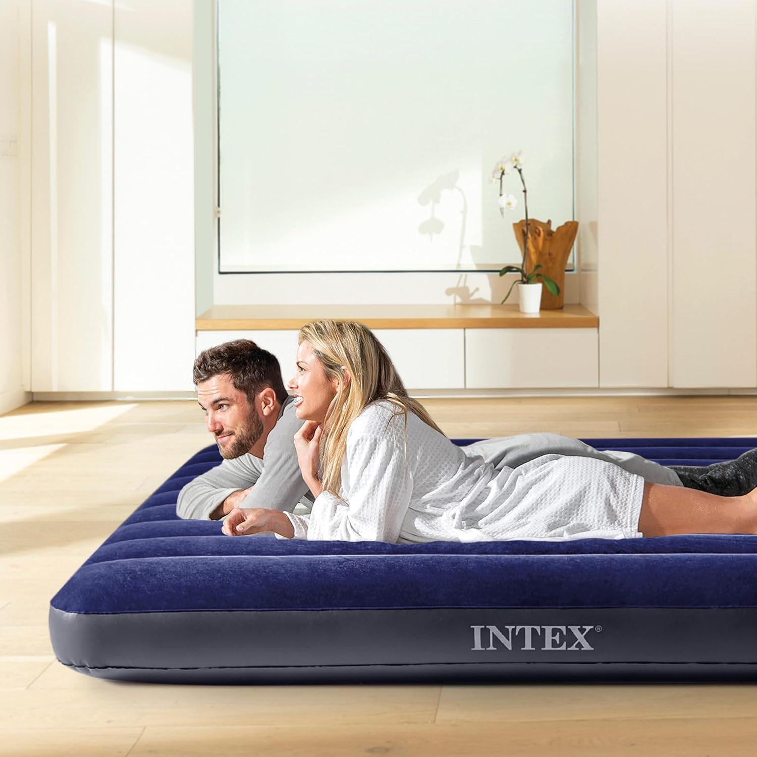 Thumbnail 5 de Intex Downy AirBed 137 x 191 cm