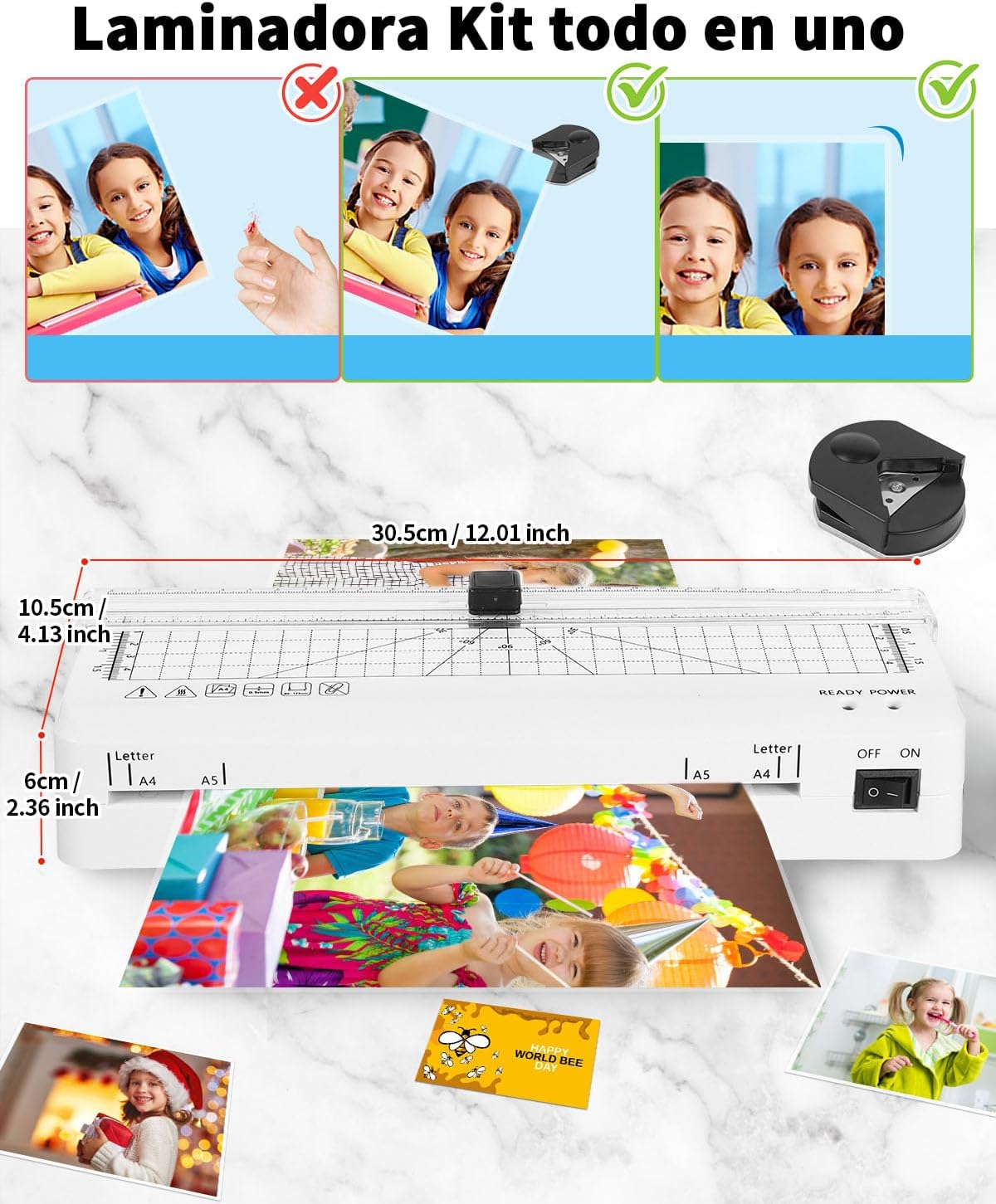 Thumbnail 4 de Plastificatrice A4 termica 360 mm/min 📎