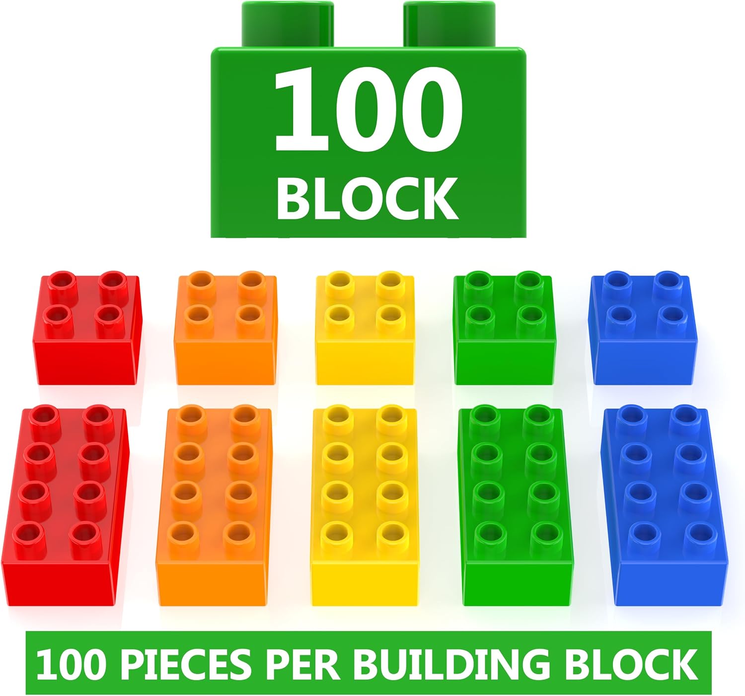Thumbnail 3 de WYSWYG Große Bausteine-Set 100 Teile 🧱