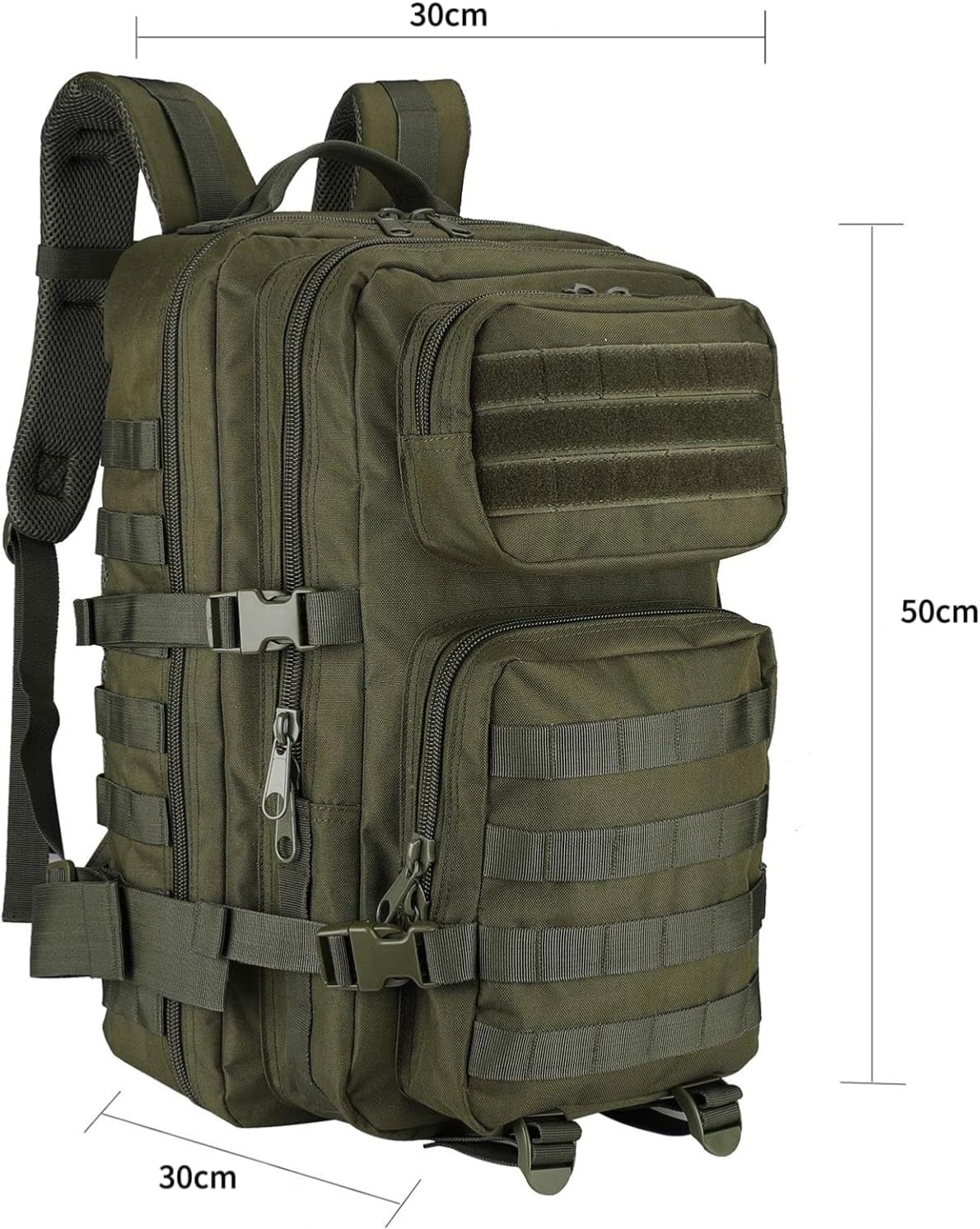 Detalle de ProCase 40L Militärischer taktischer Rucksack (3‑Tage Assault Pack) mit MOLLE-System