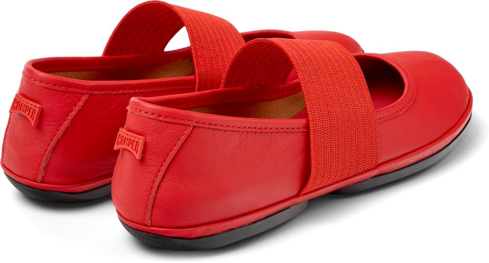 Thumbnail 1 de Camper Right Nina 21595 Mary JaneDonna: stivaletti Mary Jane rossi in pelle e materiali riciclati