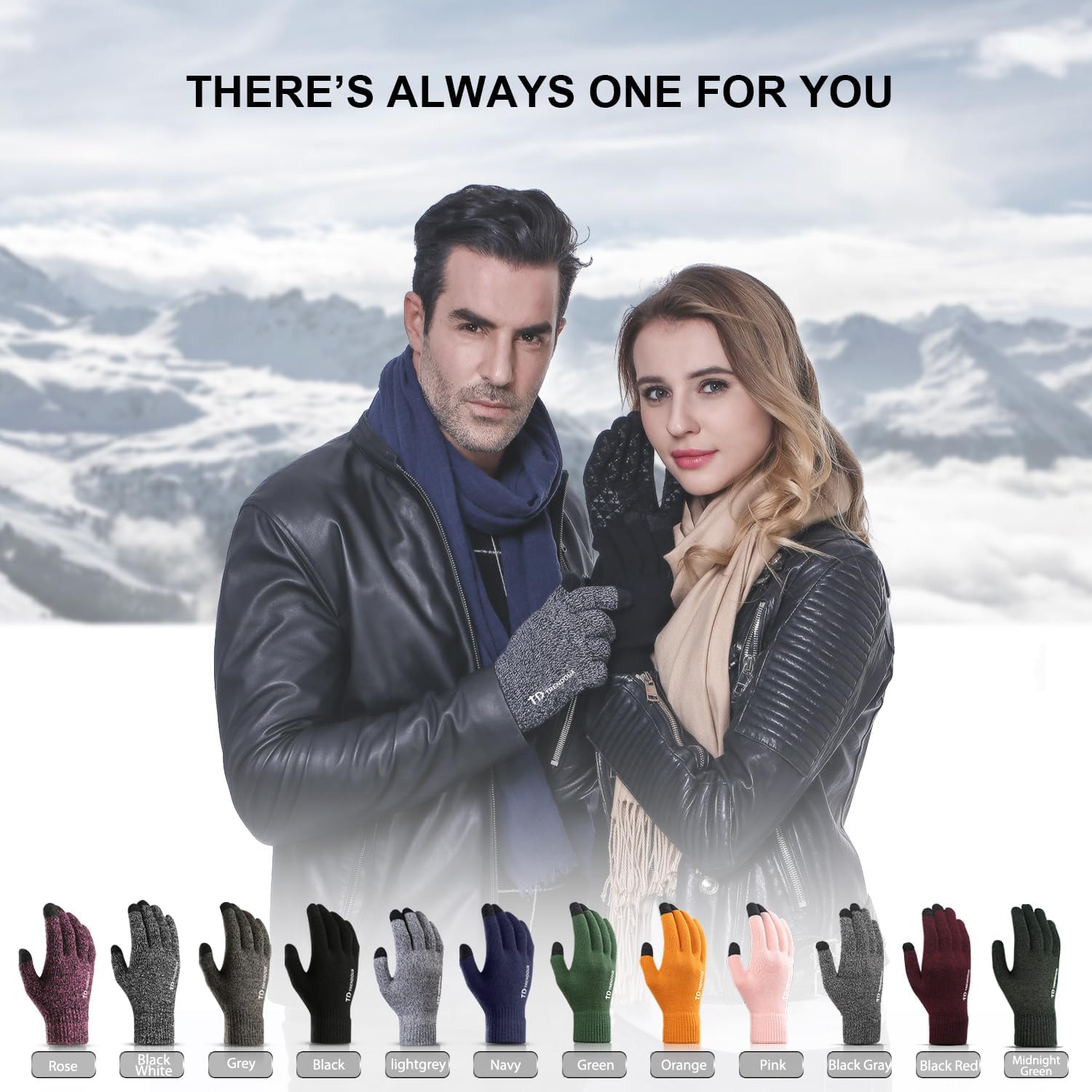 Thumbnail 5 de TRENDOUX Winter Gloves touchscreen thermal gloves