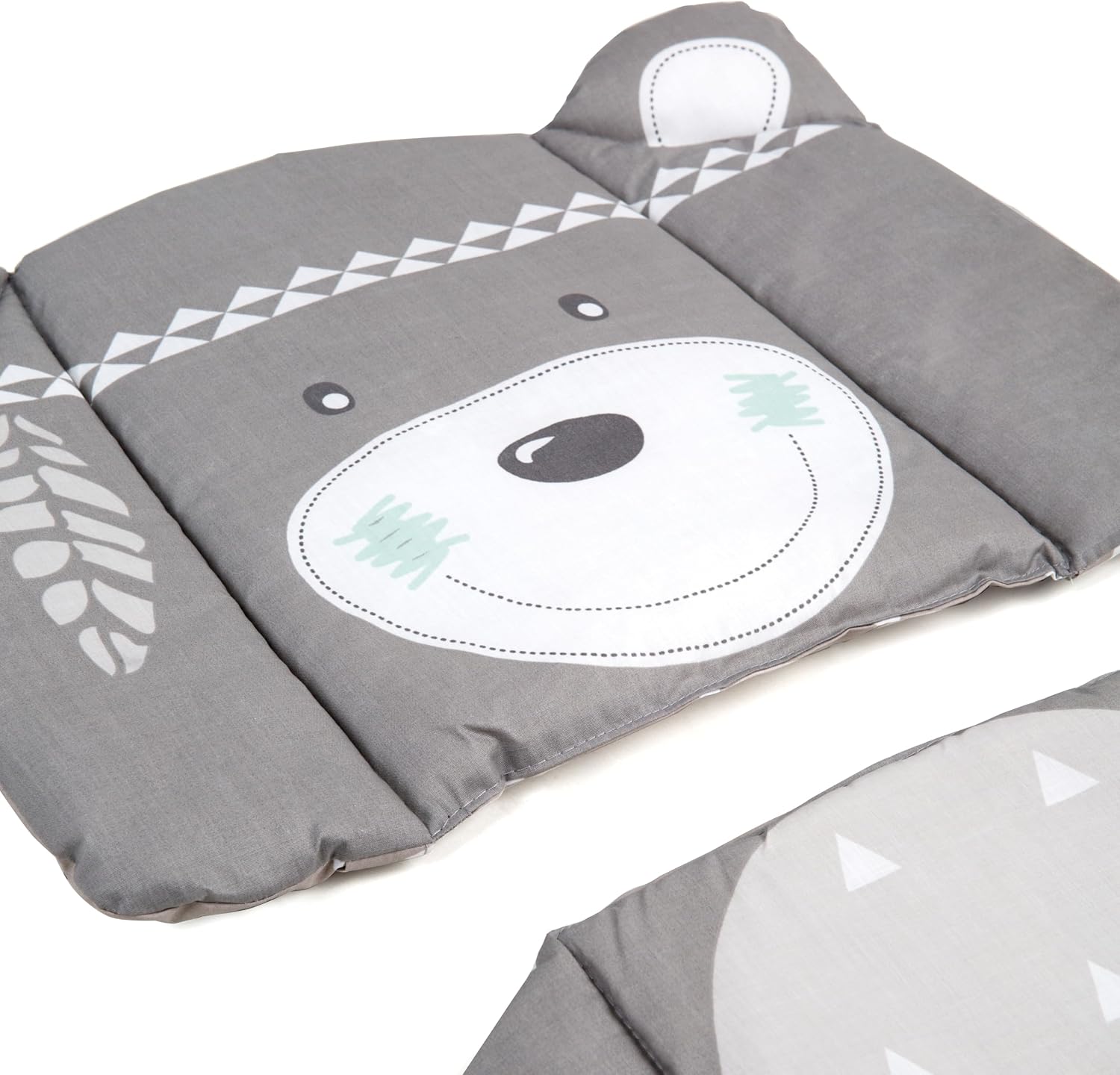 Thumbnail 1 de roba Cuscino Riduttore Indibär per Sedia e Seggiolone – Set 2 pezzi Grigio, Cotone Traspirante