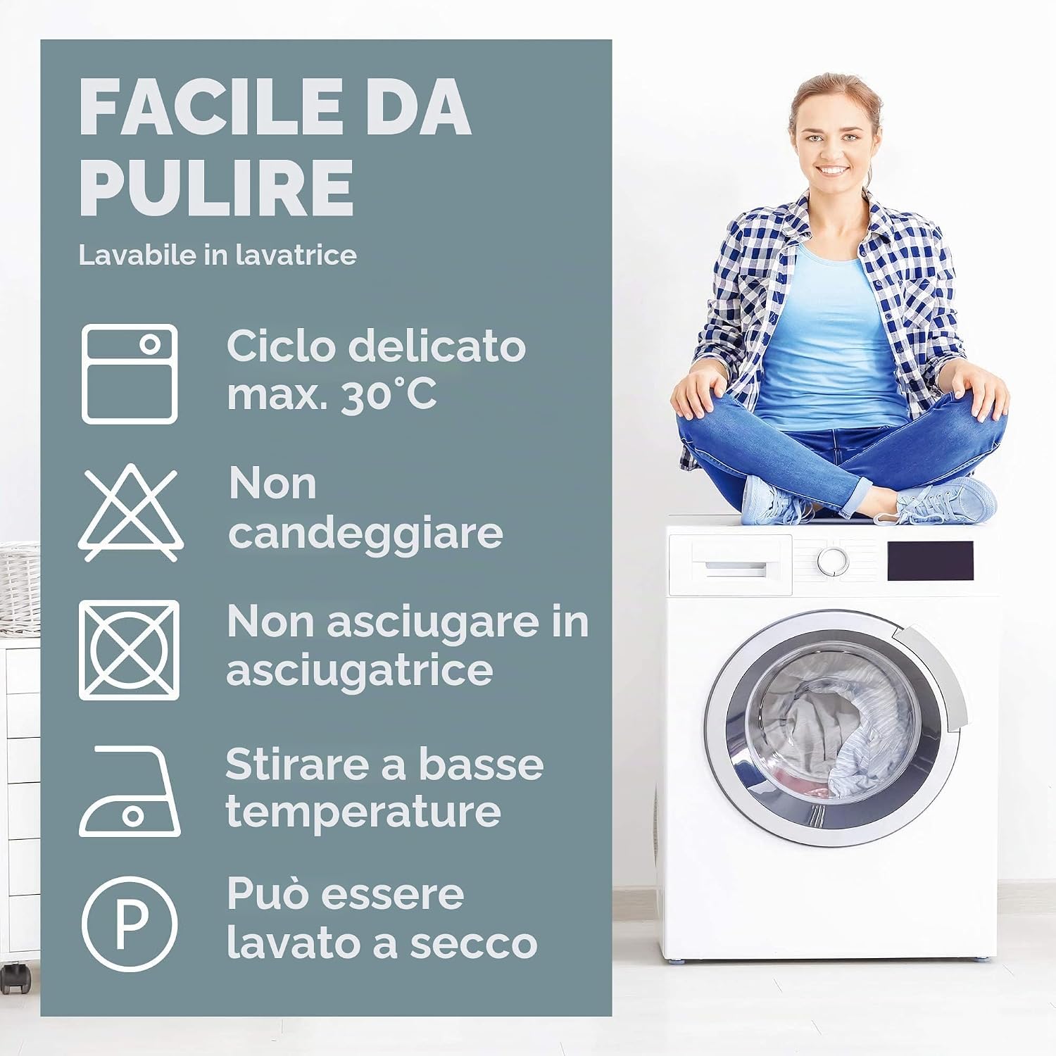 Thumbnail 6 de Deconovo Tende Oscuranti Termiche con Nastro a Matita – 2 Modelli, 140x260 cm, Blu Cielo