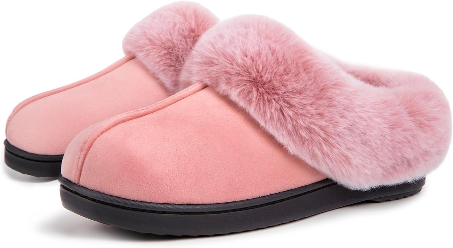 Detalle de VeraCosy Women's Classic Suede Slippers Memory Foam