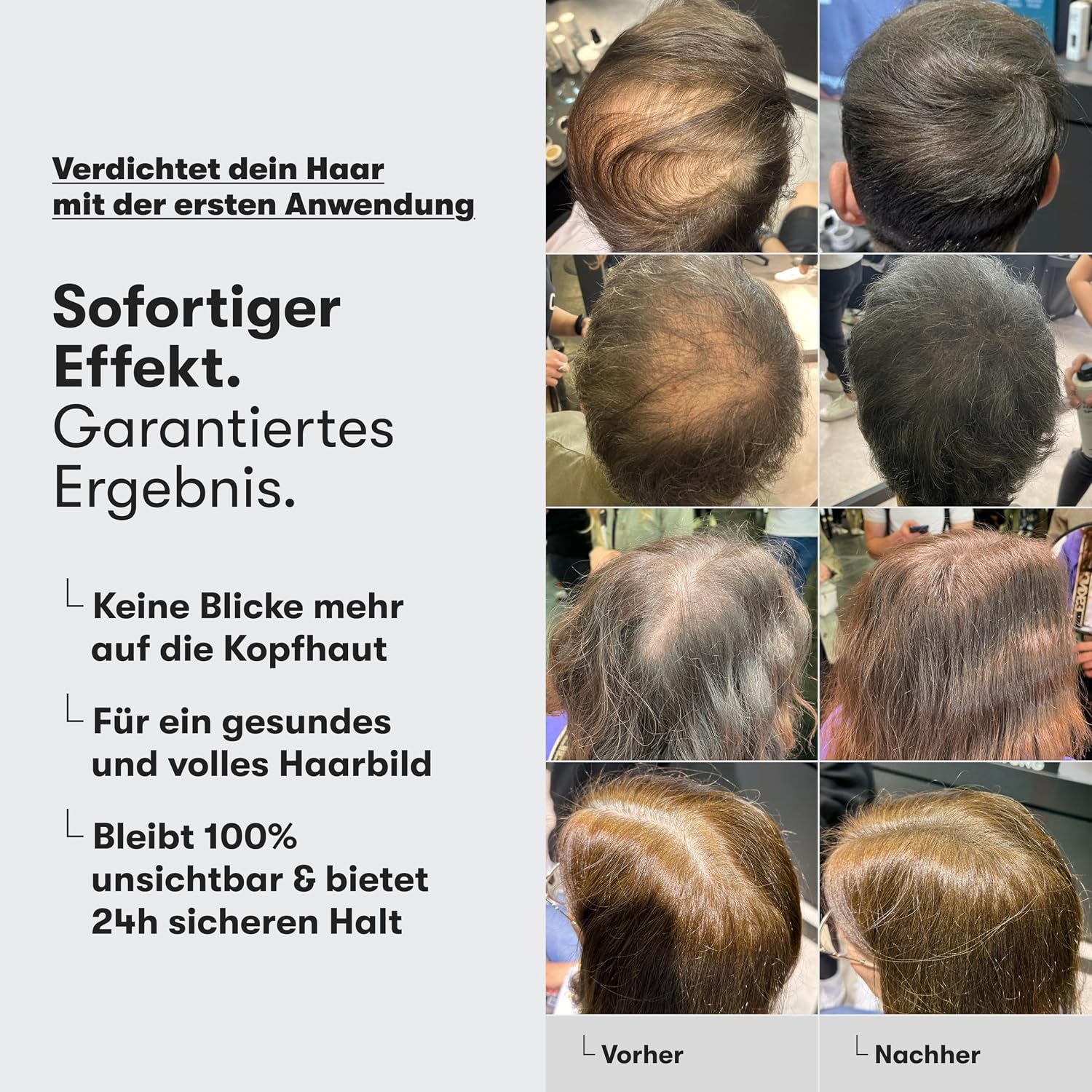 Detalle de O.C. HAIRCARE Streuhaar 11 Farben Mittelblond