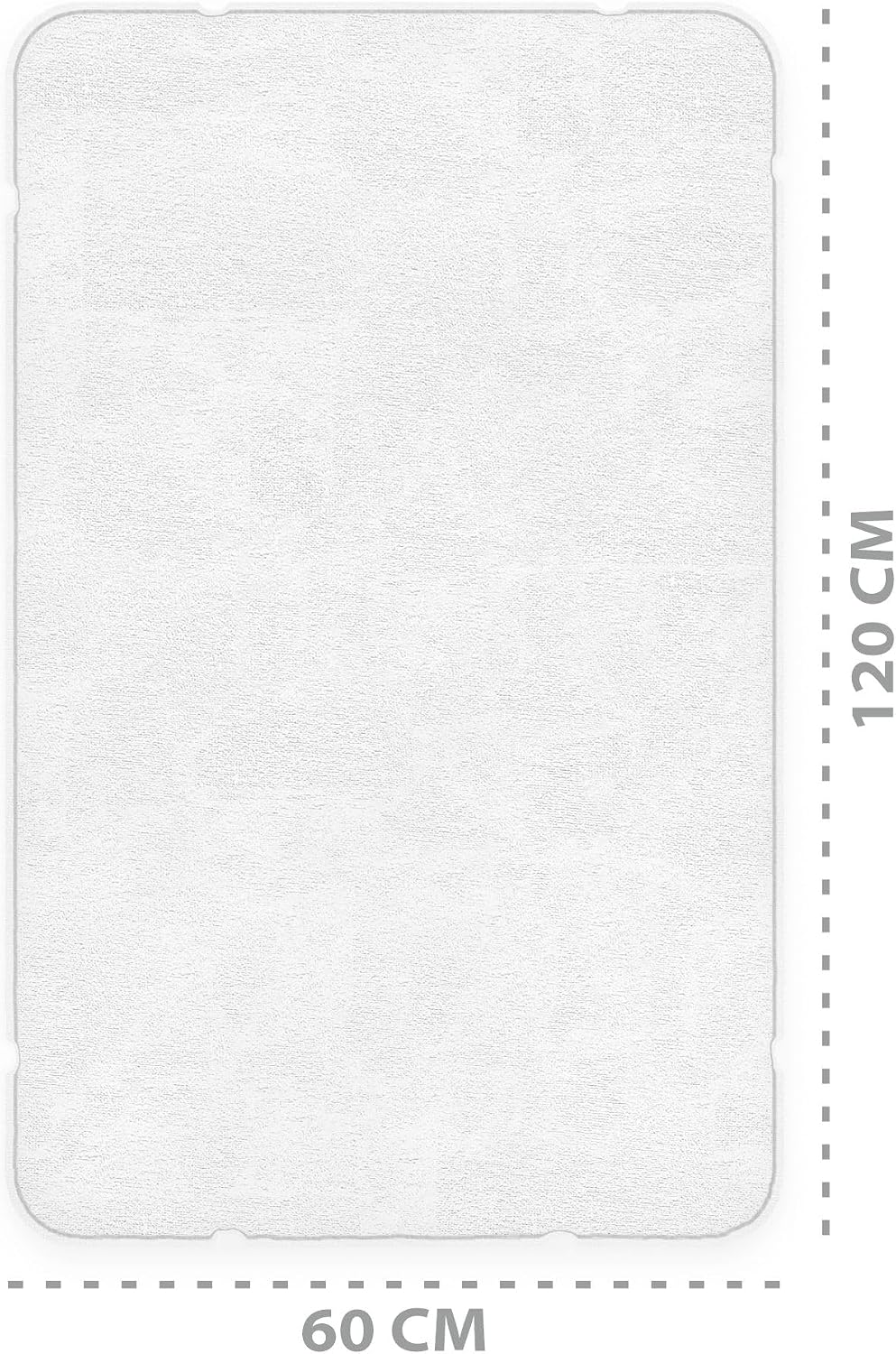 Thumbnail 2 de Copri Materasso Impermeabile Lettino Singolo 60x120 cm – Protezione Antiacaro per Lettino/Baby Mat / Lavabile
