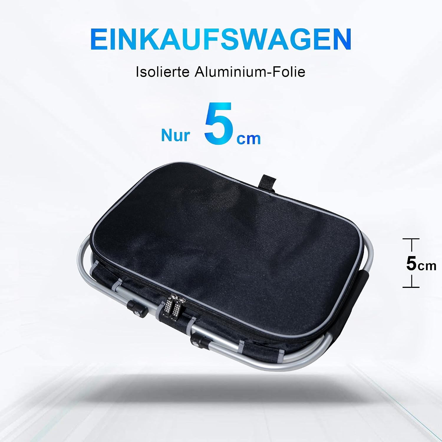 Detalle 1 de ABIUBIU Kühltasche großer isolierter Einkaufskorb