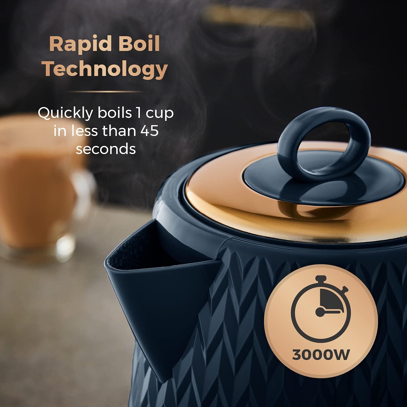 Thumbnail 3 de Tower T10052MNB Empire 1.7L kettle