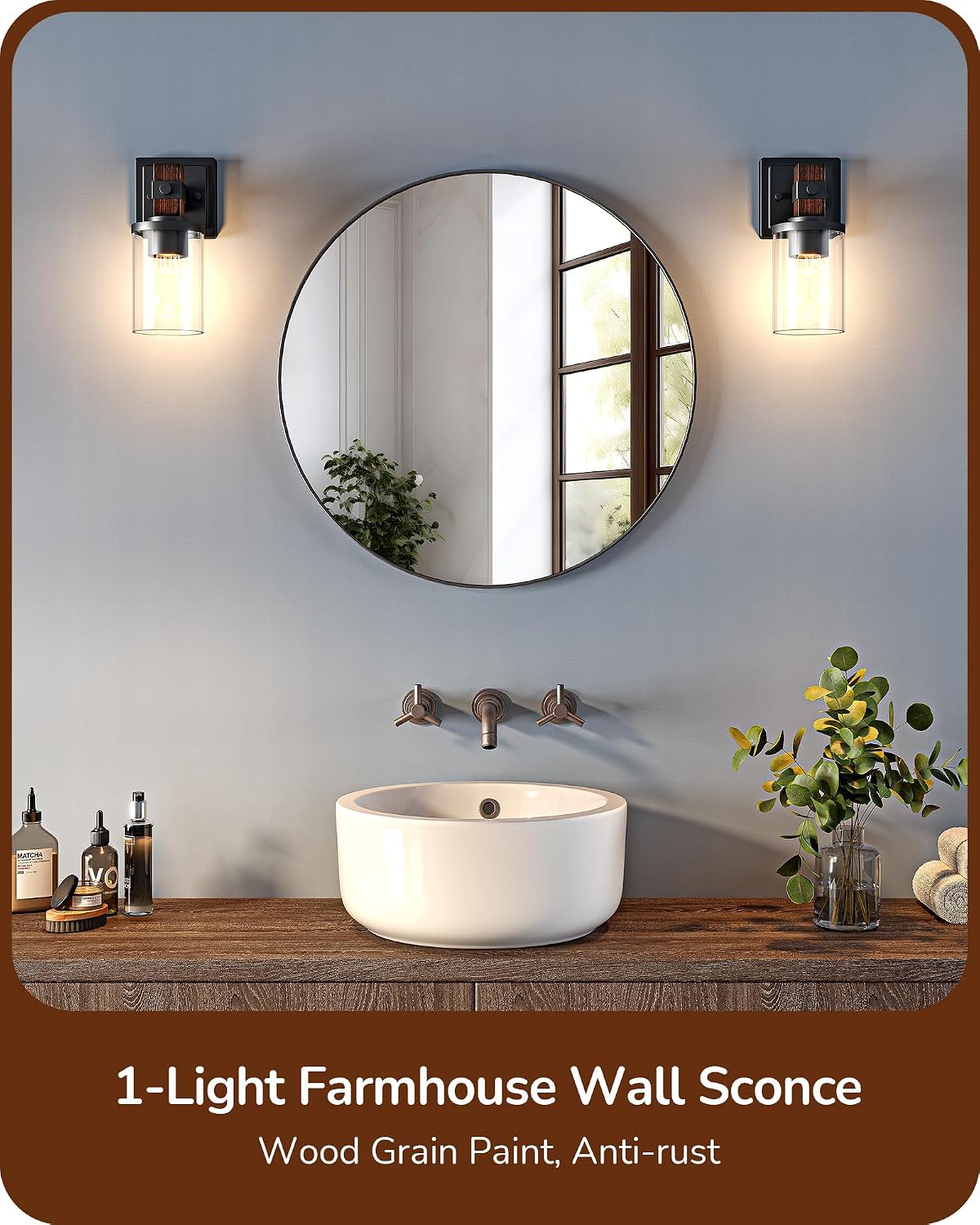 Detalle de EDISHINE Wall Sconces, E26 Socket