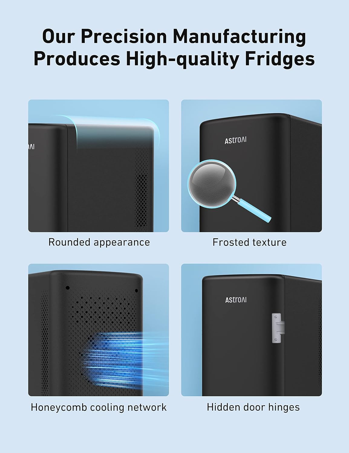 Thumbnail 5 de AstroAI Mini Fridge 6L (8 Cans) – Portable AC/DC Small Fridge for Bedrooms