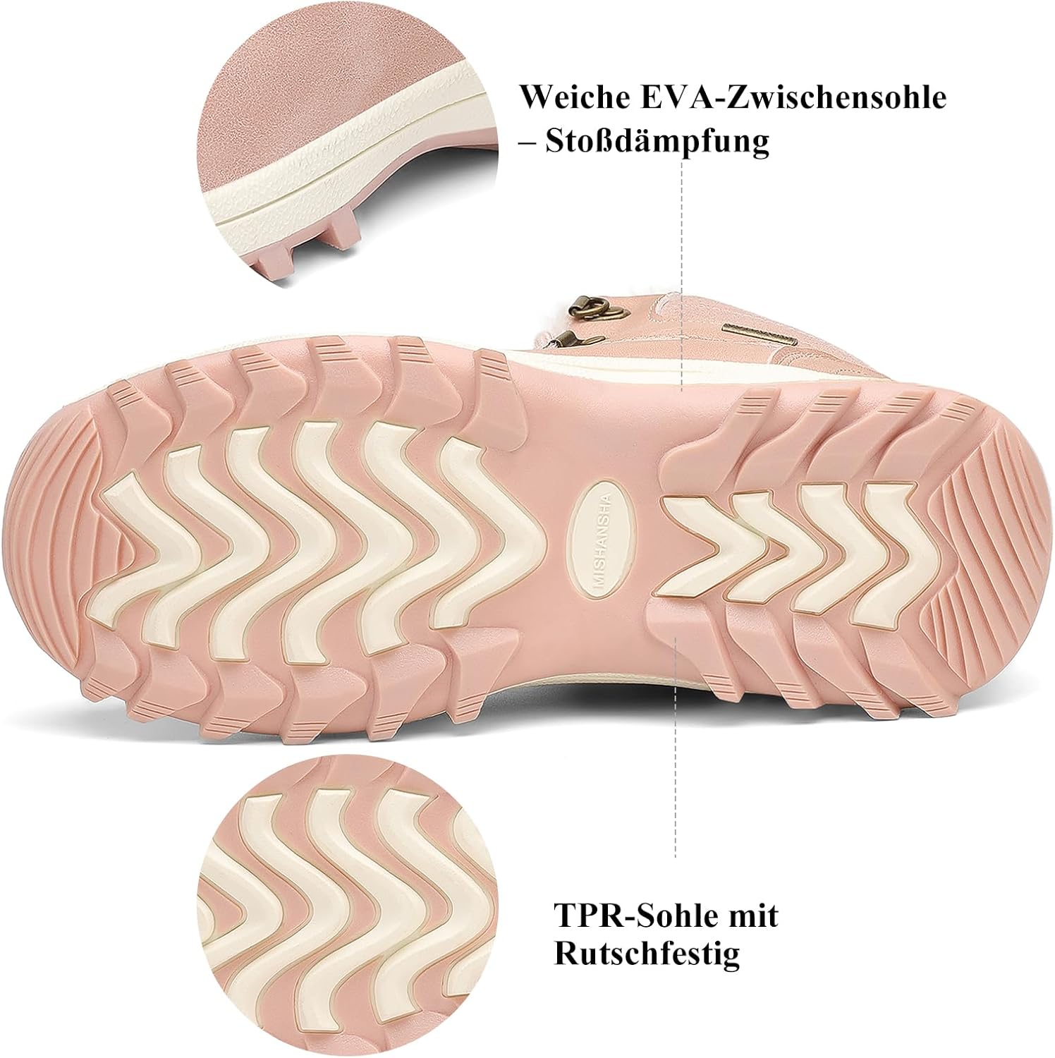 Detalle 2 de PASTAZA Warme Winterschuhe Unisex
