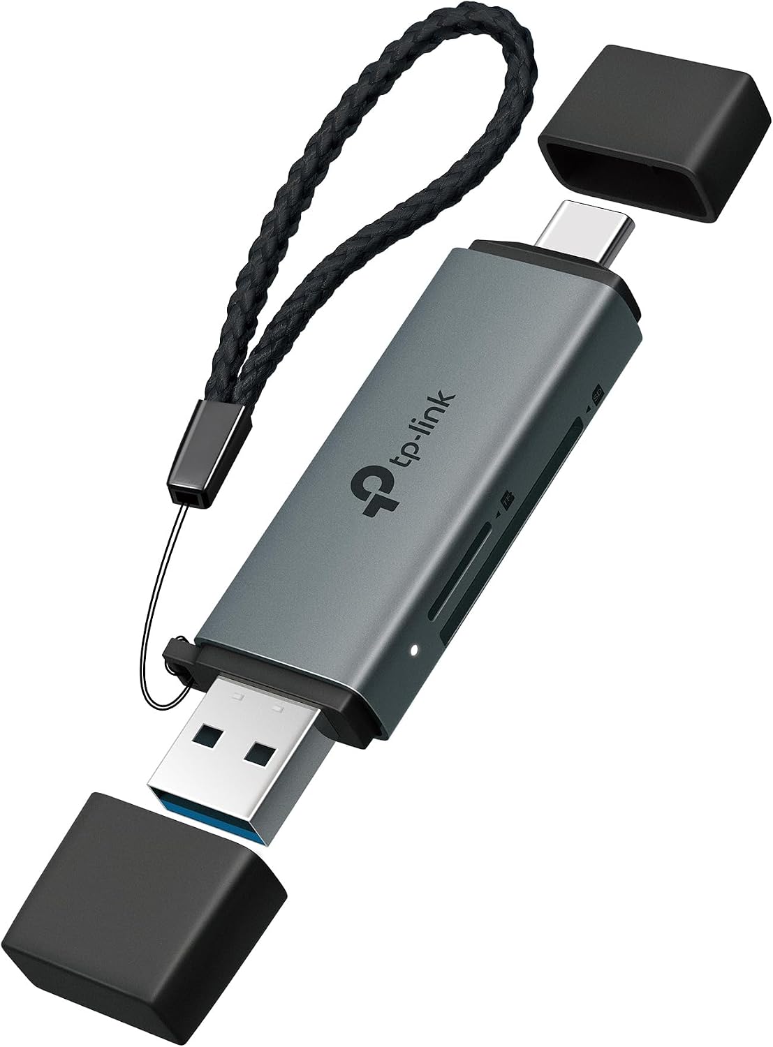 Detalle de TP-Link UA430D USB 3.0カードリーダー、USB-C/USB-A対応・SD/microSDデュアルスロット