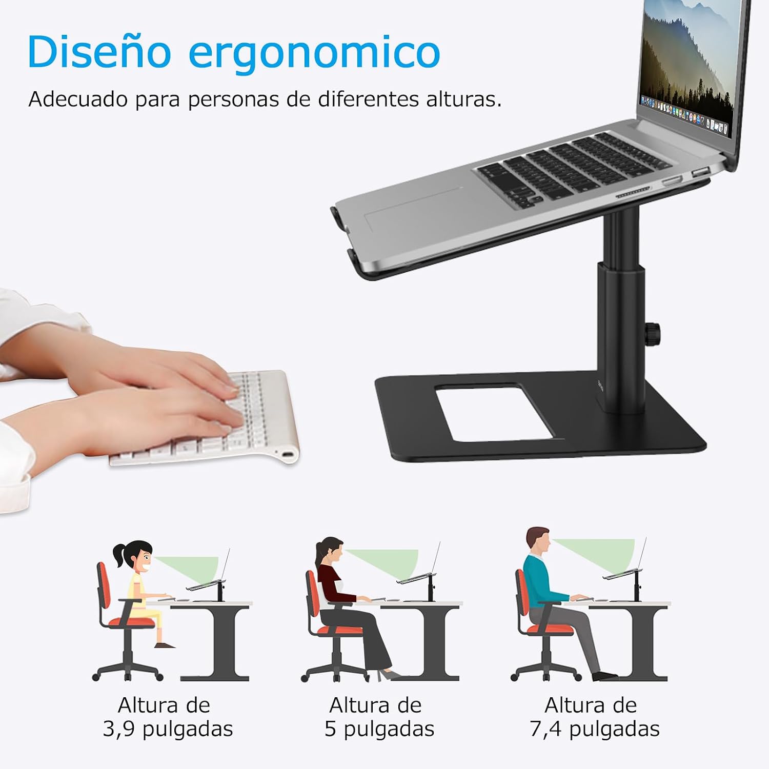 Thumbnail 3 de BoYata Soporte Ventilado Ajustable para Portátil