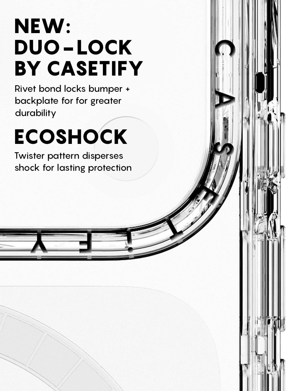 Detalle de CASETiFY Compact iPhone 17 Pro Max Case | Slim, Safe, and MagSafe-Ready