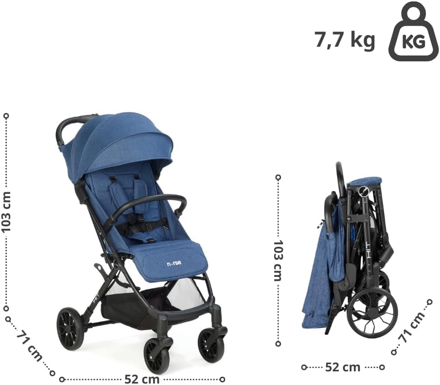 Thumbnail 6 de Nurse Hit Poussette légère jusqu’à 22 kg – pliage compact et confort dès la naissance