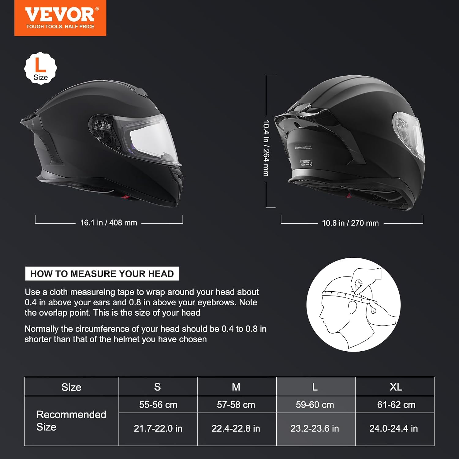 Detalle de Motorradhelm mit Bluetooth Schlitz DOT geprüft