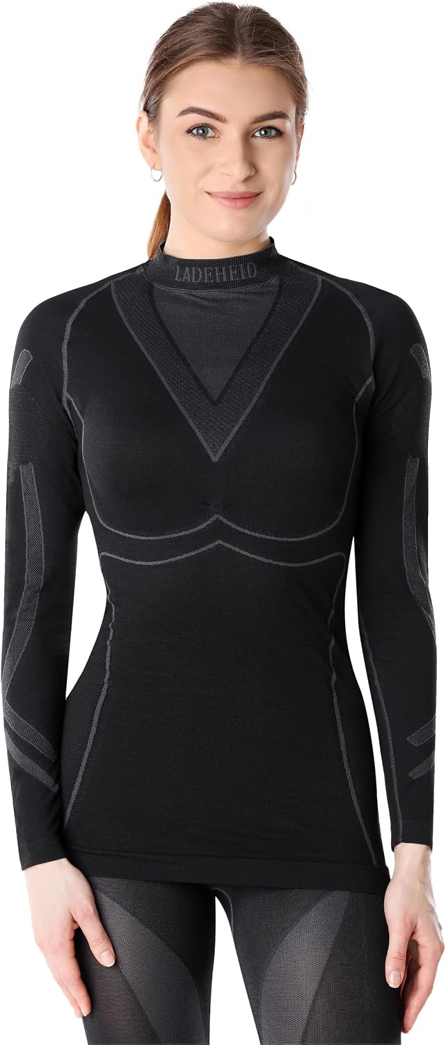 Detalle de Ladeheid Maglia Termica Donna Manica Lunga LAGI004