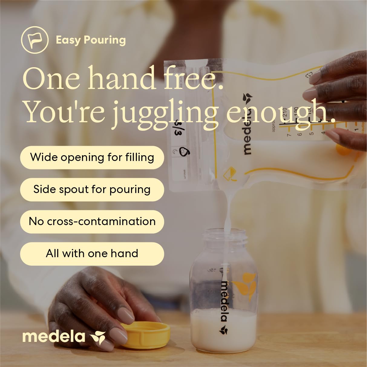 Thumbnail 5 de Medela Easy Pour Breastmilk Storage Bags 100 count