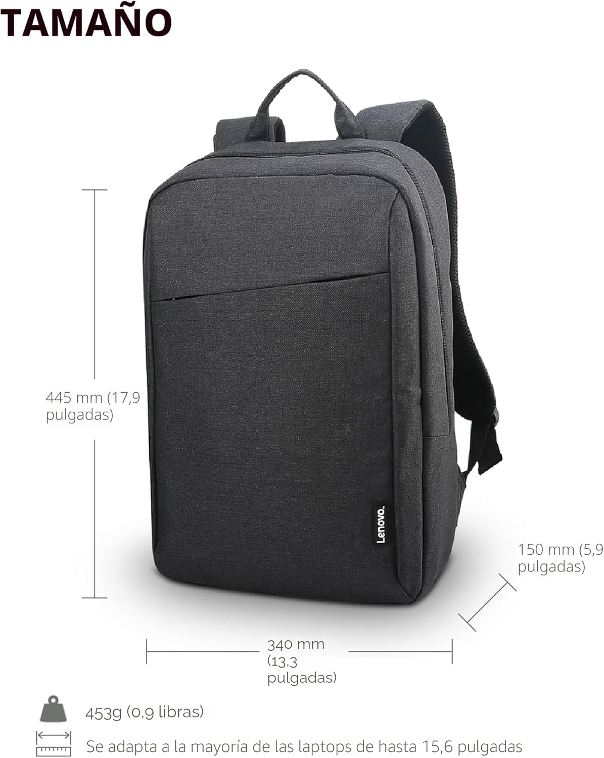 Thumbnail 4 de Lenovo B210 Mochila Ligera y Repelente para Laptops