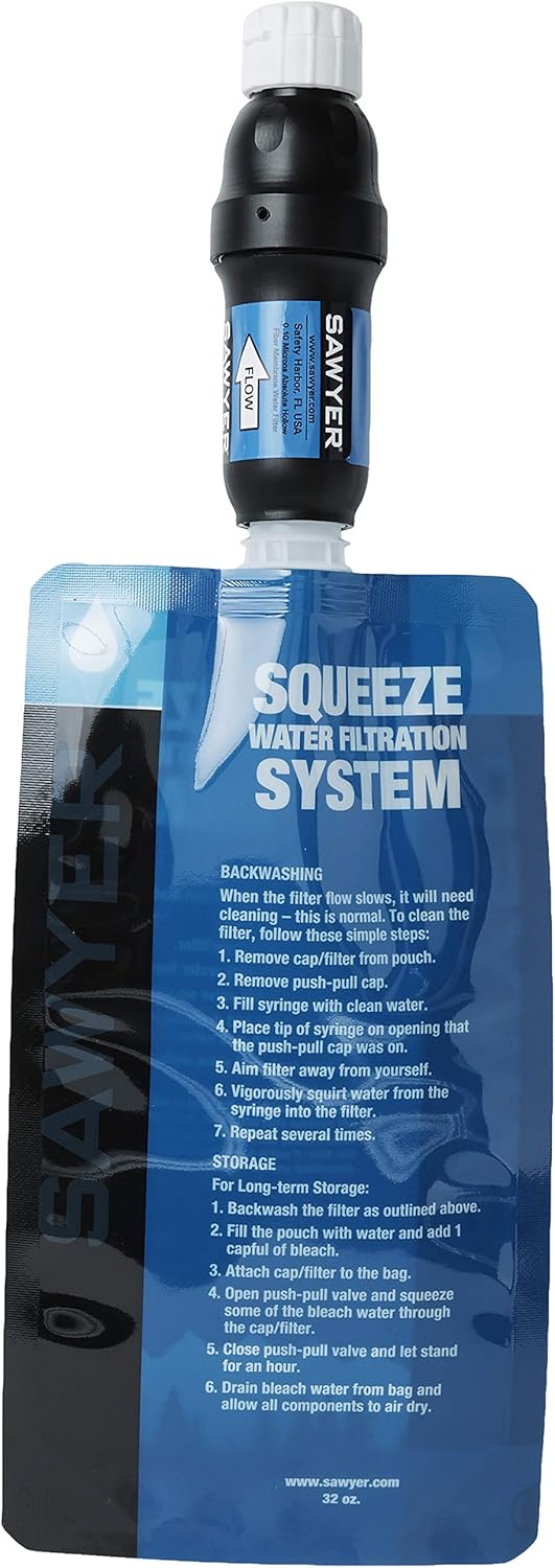 Detalle de Squeeze Water Filtration System 1L 🚰