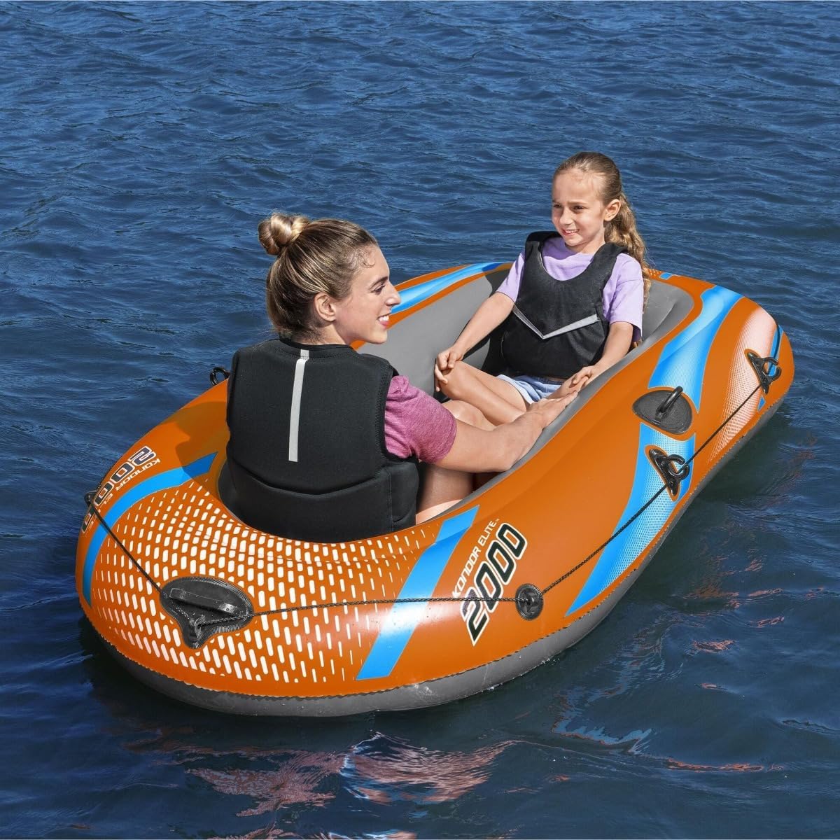 Detalle de Bestway Schlauchboot Kondor Elite – Bateau pneumatique compact et simple à utiliser