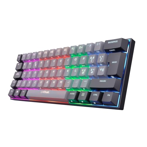 Detalle de GXTrust Revyn Tastiera Gaming Wireless Meccanica 60% – layout ITALIANO QWERTY