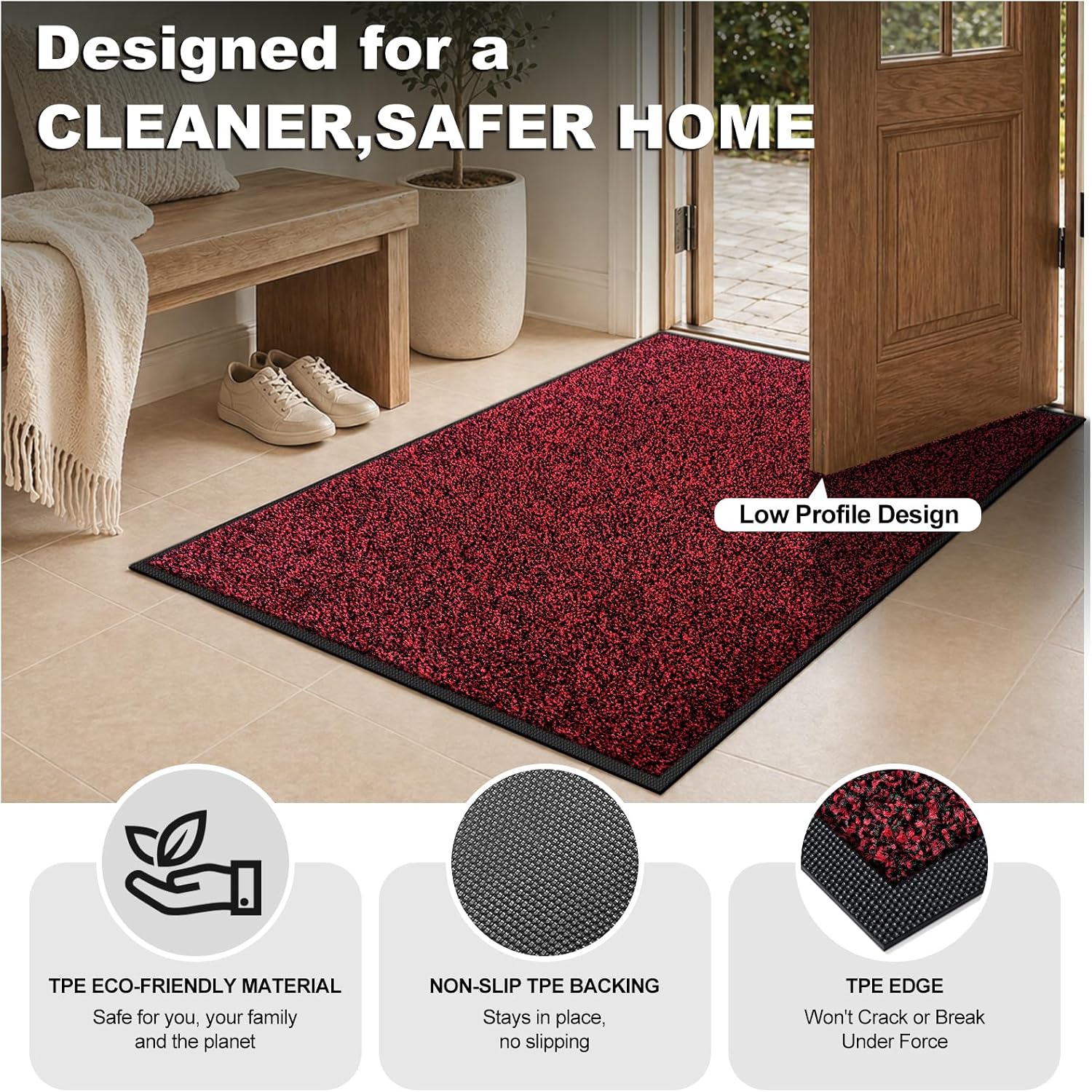 Detalle 2 de Mibao Door Mat 60" x 36