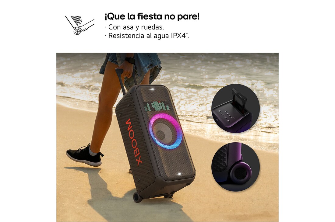 Thumbnail 4 de LG xboom DXL7T Altavoz 250W con karaoke y LED 📢
