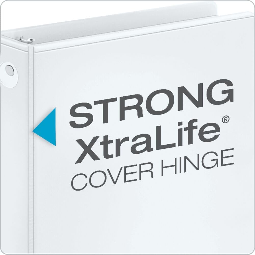 Detalle de Cardinal Economy 2-Inch 3-Ring Binders (12-Pack) with Clearvue Overlays