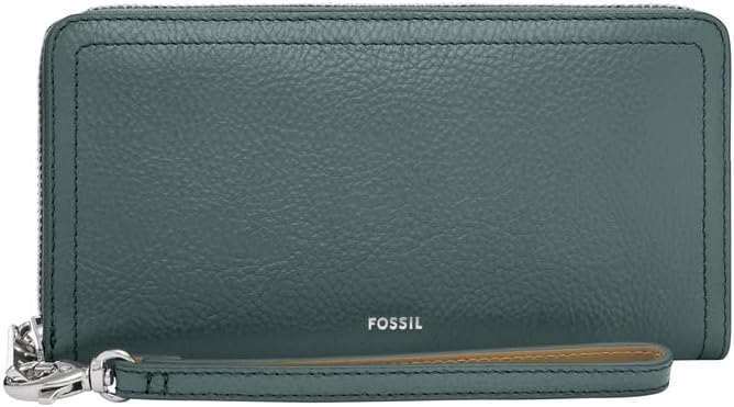 Thumbnail 6 de Fossil Logan – Portefeuille pochette zippée pour femme en cuir véritable ou PU