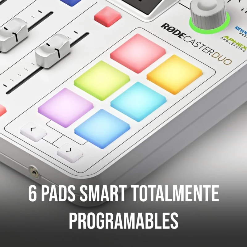 Thumbnail 1 de Rode Rodecaster Duo estudio de producción de audio compacto blanco