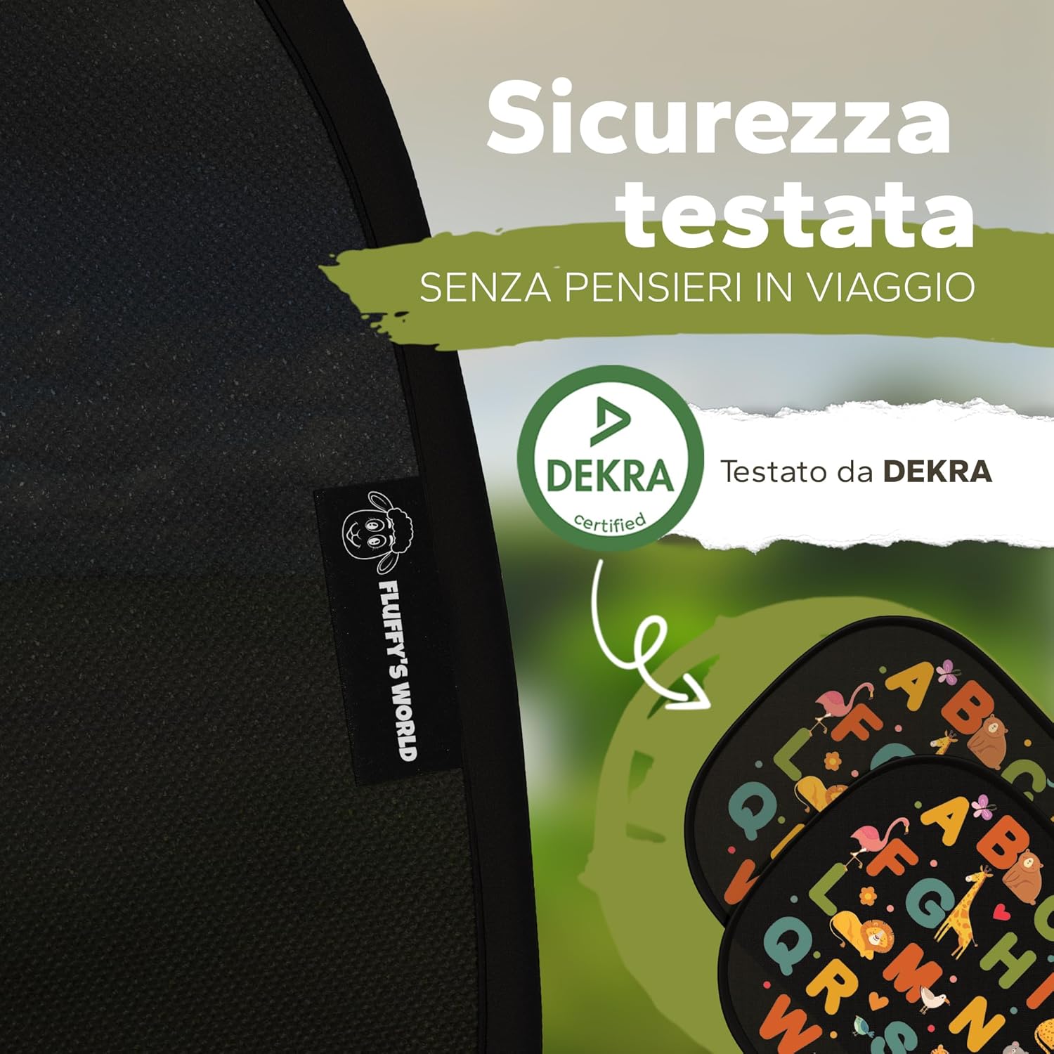 Thumbnail 3 de Fluffy's World Parasole per auto Baby – ABC