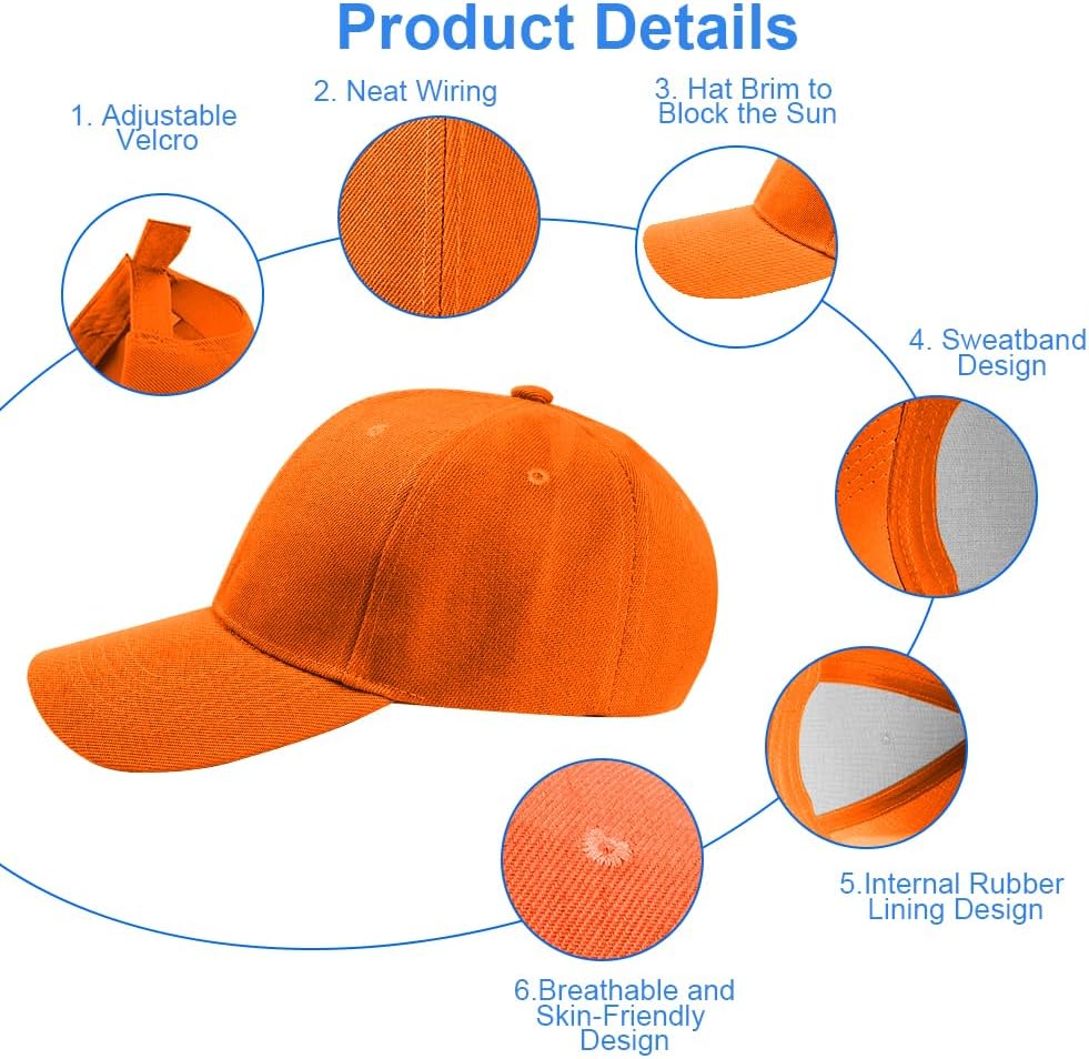 Detalle 2 de Aomig cappello da baseball 55 a 62 cm