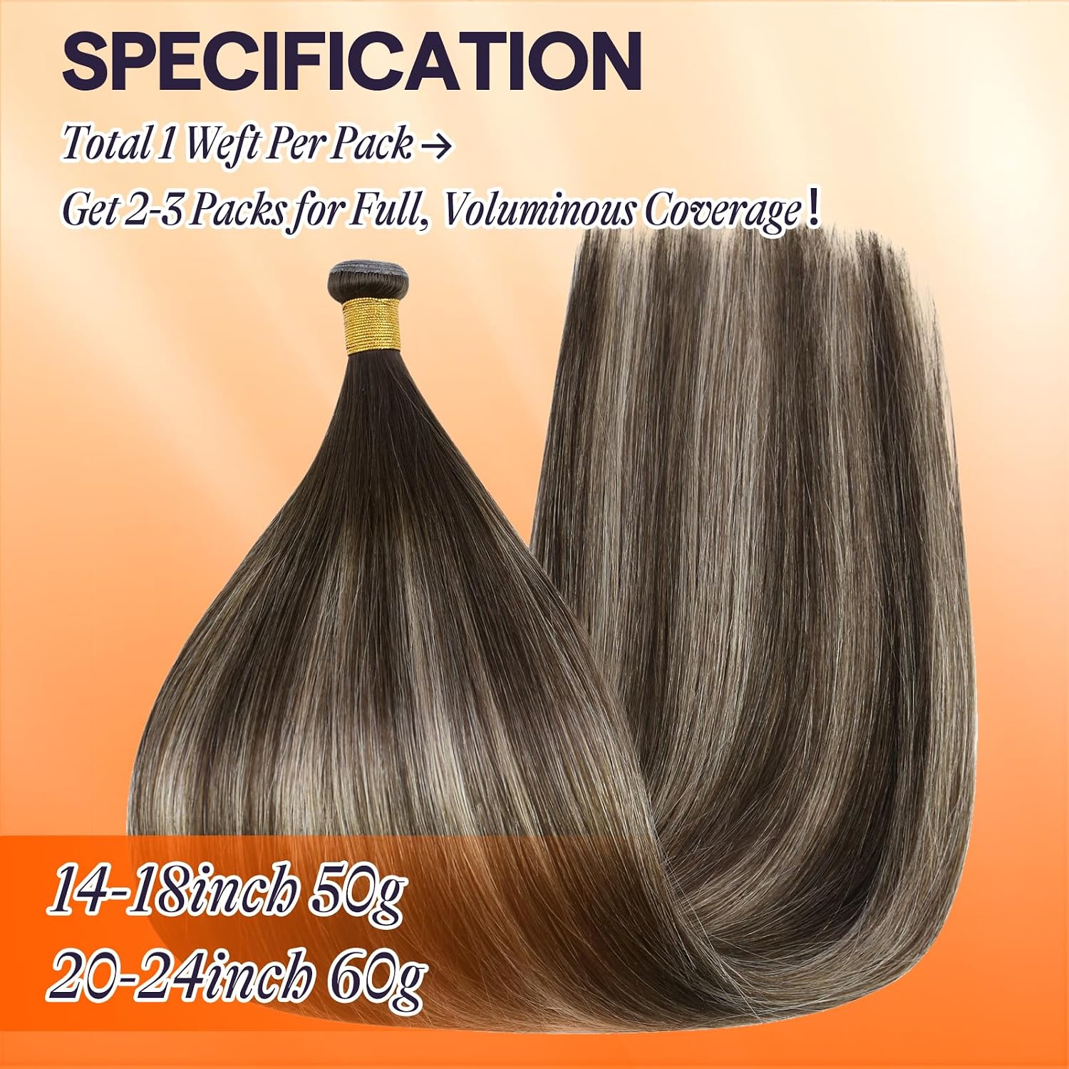 Detalle de Full Shine Genius Hair Extensions 16 Inch 60G