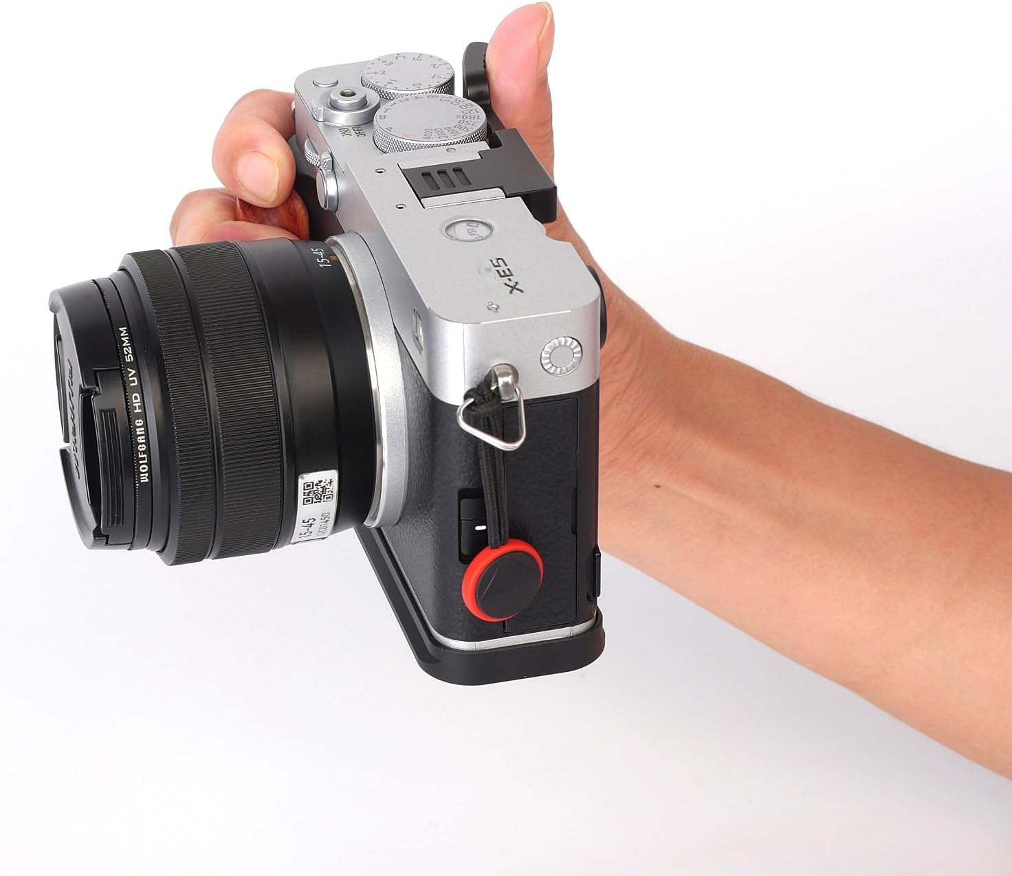 Thumbnail 6 de YUULNMOP Aluminum Hot Shoe Thumb Rest for Fujifilm X-E5, Black, Anti-Slip