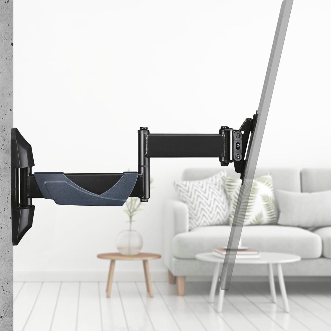 Thumbnail 3 de TV Wall Mount Swivel Tilt Extendable (26" to 25kg) — tested for stability
