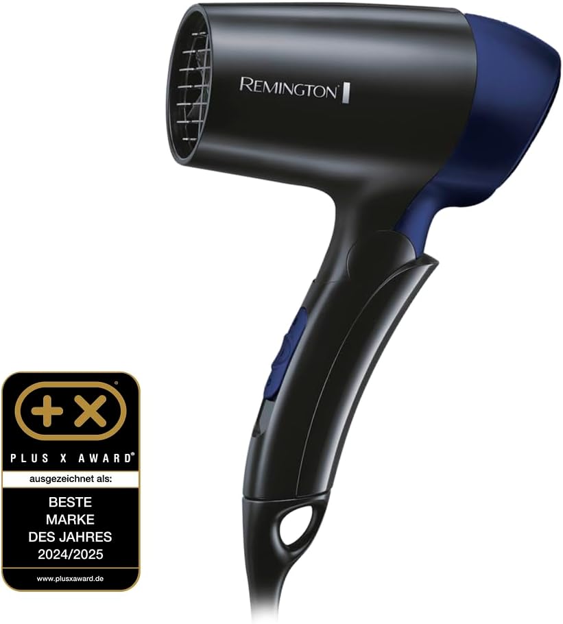 Thumbnail 2 de Remington D2400 On The Go Reisehaartrockner (extrem klein & klappbar) mit 1400 W und universalem 120/220–240 V
