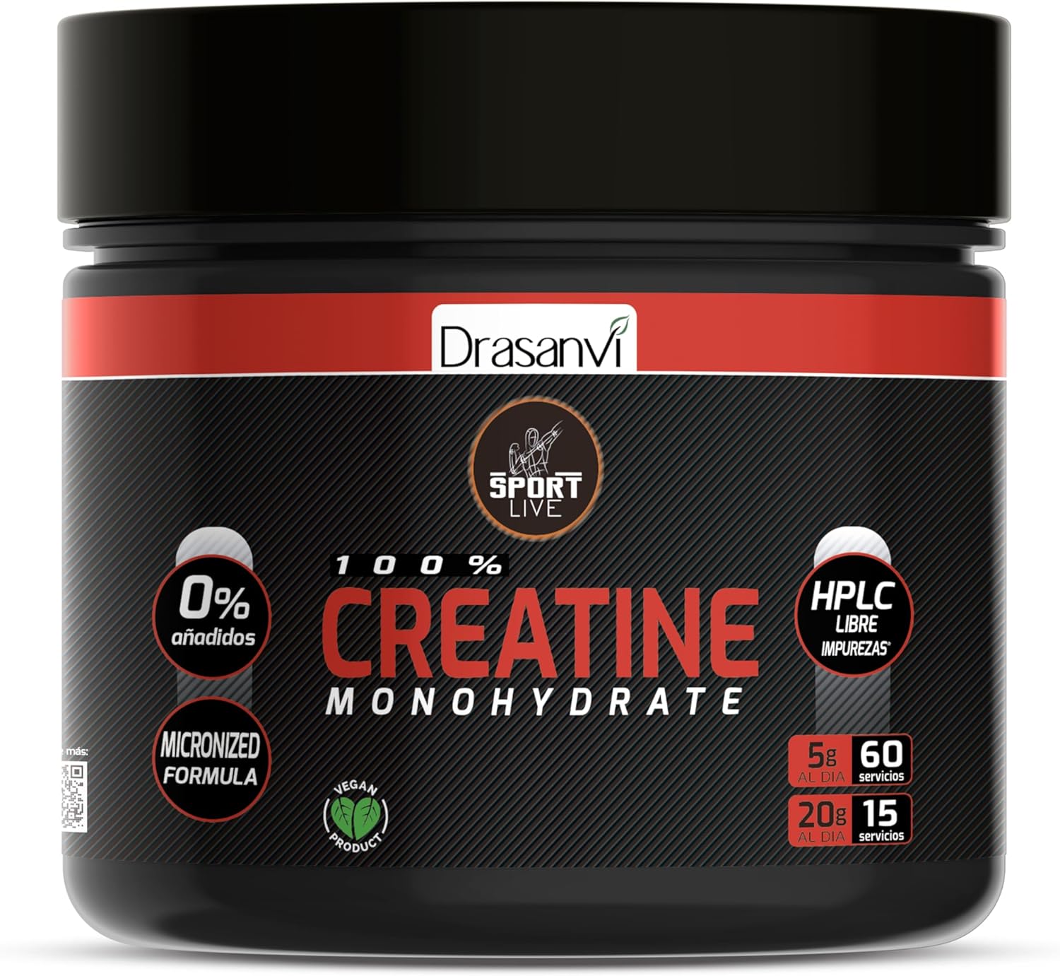 Detalle de CREATINA MONOHIDRATO 300G SPORT LIVE