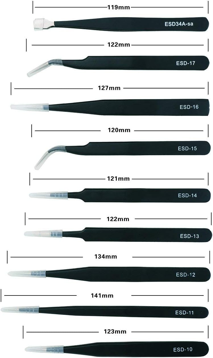 Detalle de Pancellent lente d’ingrandimento per riparazione orologi con 4 lenti staccabili, 2 LED e pinzette di precisione antistatiche