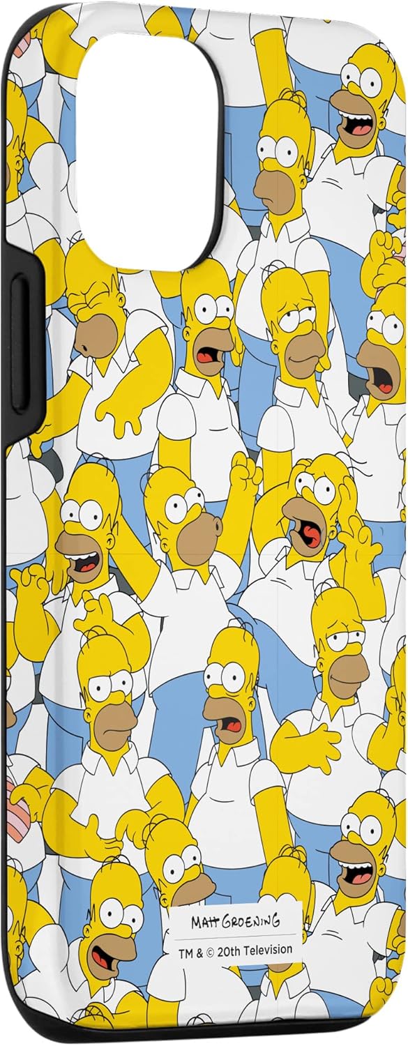 Thumbnail 2 de Coque Homer Simpson pour iPhone 12/12 Pro – Imprimé Les Simpsons