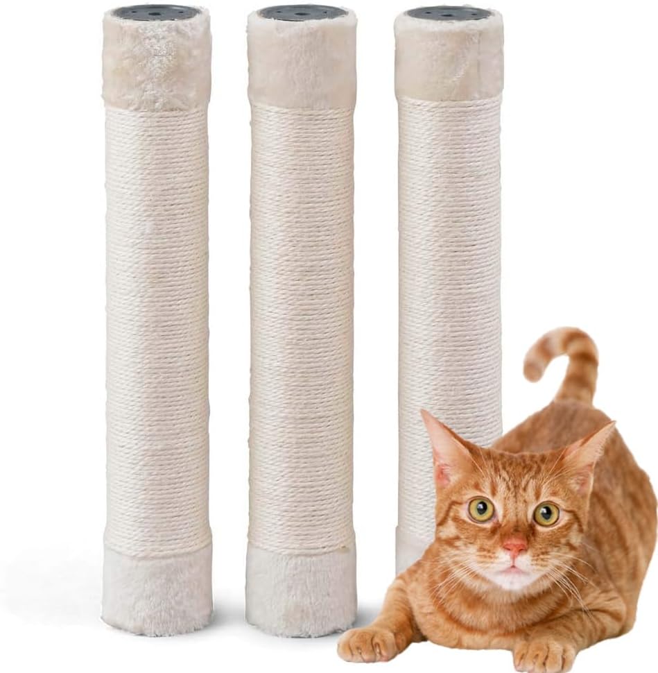 アイリスオーヤマ PCLC-P530 キャットタワー付ケージ用爪とぎポール 麻縄・高さ157cm