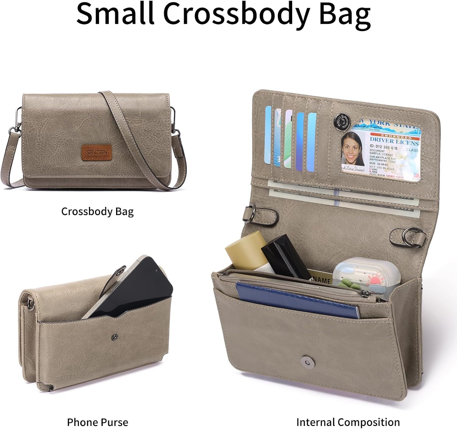 Thumbnail 4 de SENDEFN Crossbody Phone Bag 19.5cm