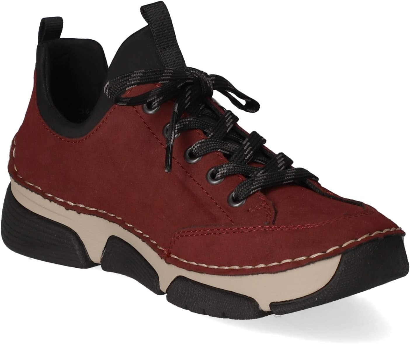 Detalle de Rieker Damen Low-Top Sneaker 45973 – Halbschuhe für den Alltag