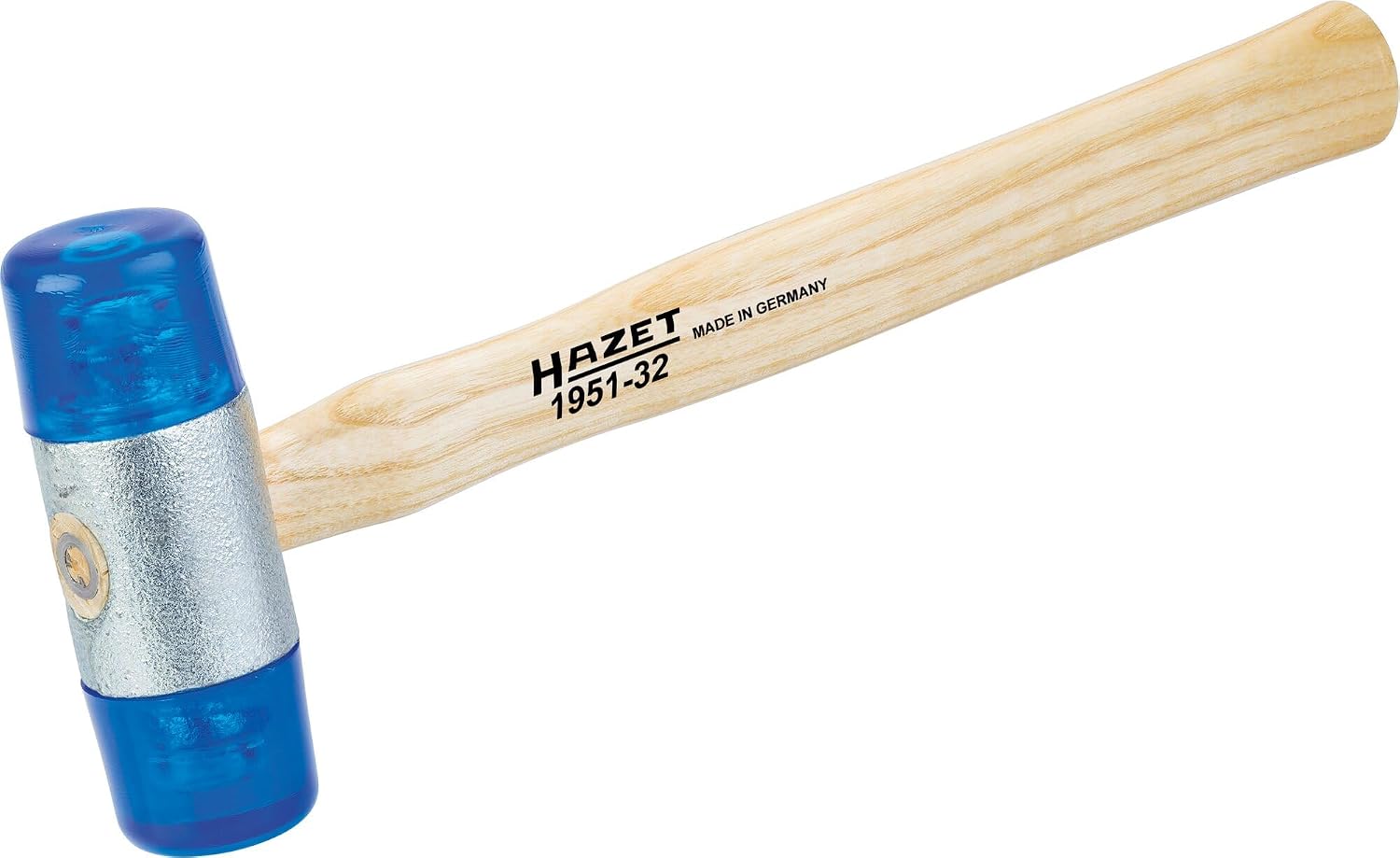 Thumbnail 1 de HAZET 1951-32 プラスチックハンマー、32mmヘッド・セルロースアセテート製打撃面・樫柄