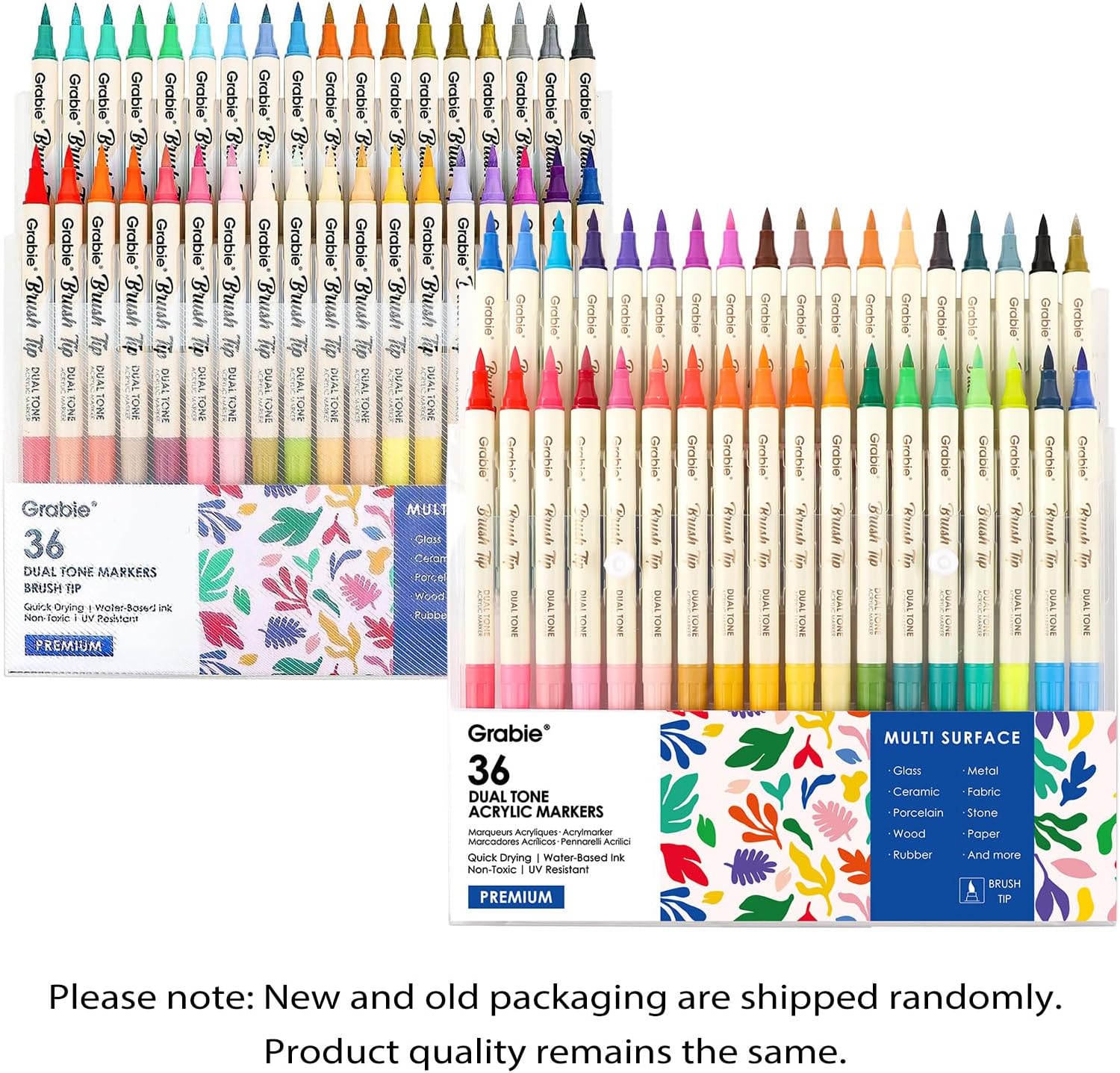 Grabie 72 Colors Paint Markers 36 dual tips 🎨