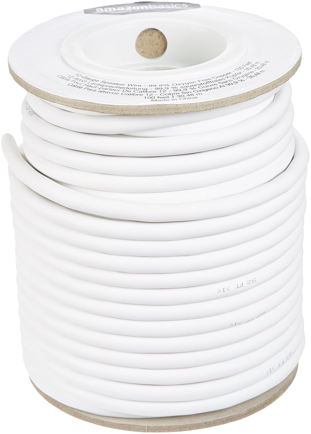 Detalle 1 de Amazon Basics kabel głośnikowy 14 AWG, 30,5 m, miedź OFC 99,9%
